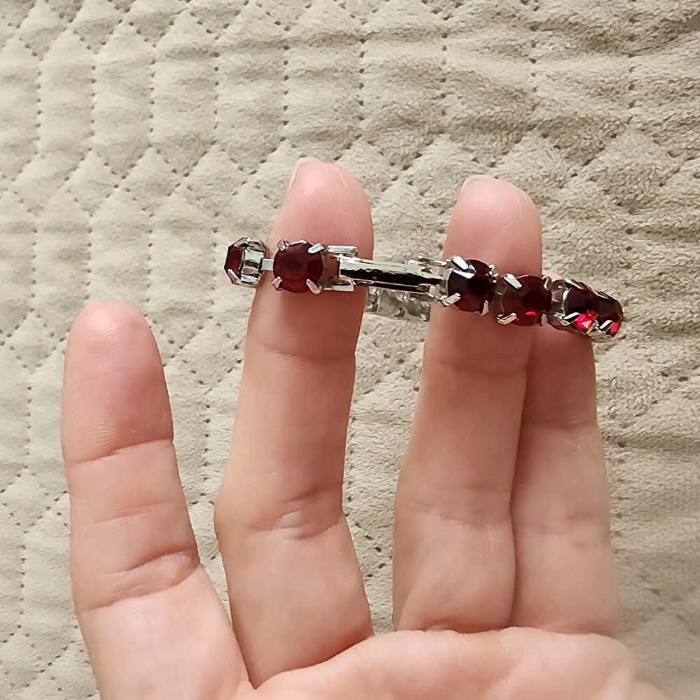 Stone and silver finish bracelet - Picture 3 of 4